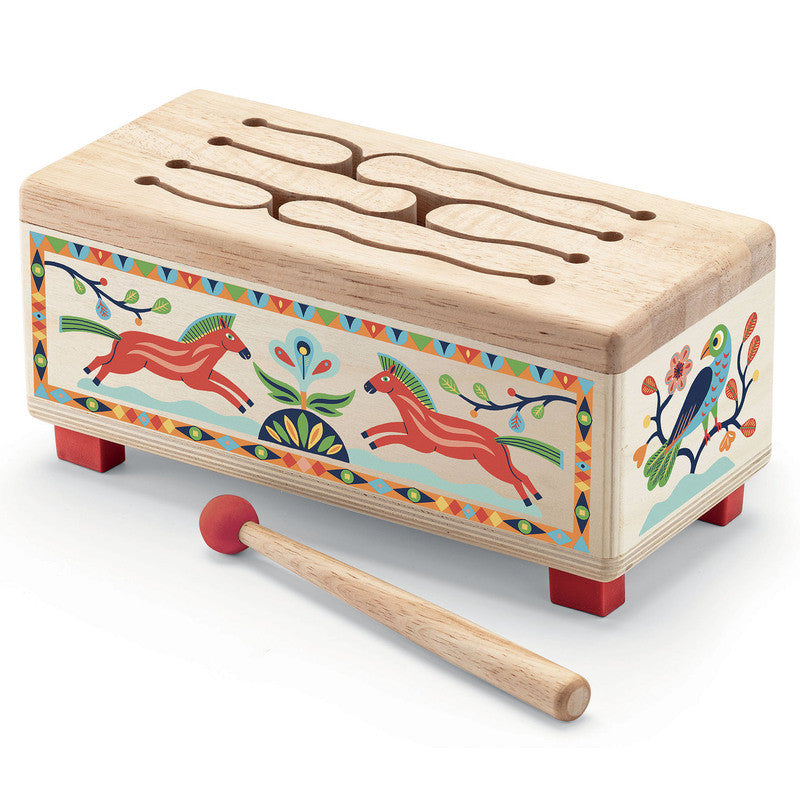 Djeco - Animambo Wooden Drum | DJ6028