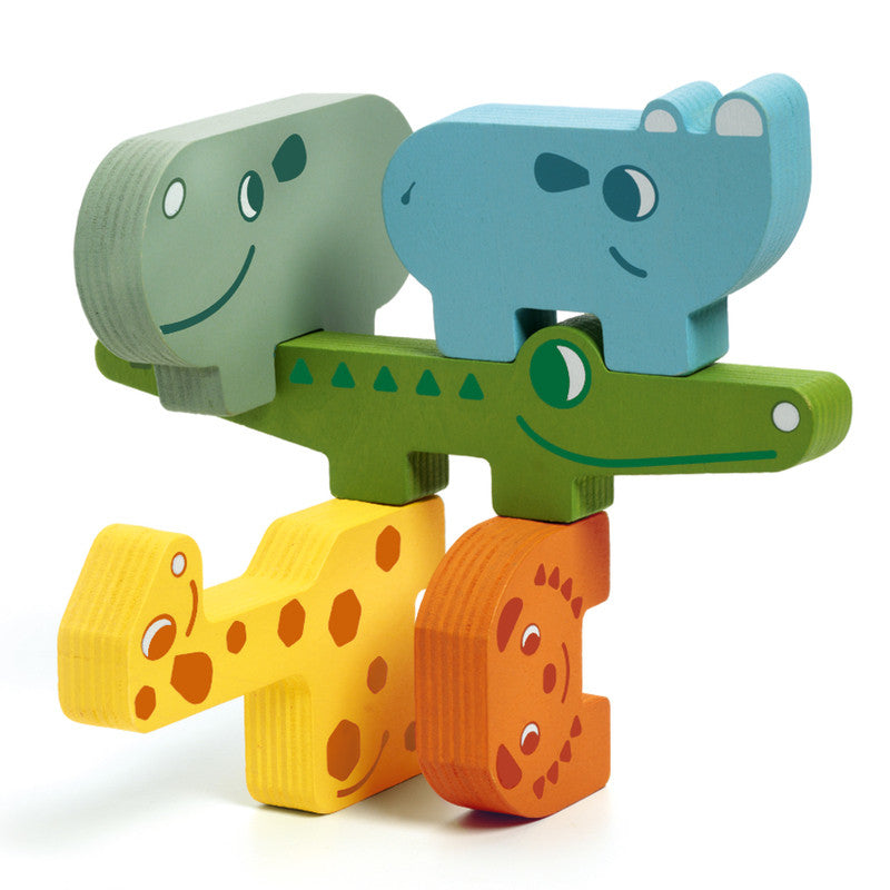 Djeco - Ze Totanimo Wood Stacking Animals