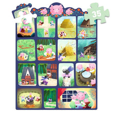 Djeco - The Three Little Pigs Story Puzzle - 35pc