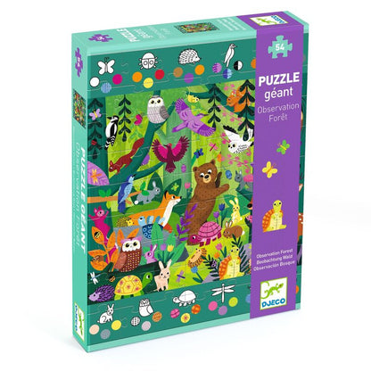 Djeco 54pc- Observation Forest Giant Puzzle