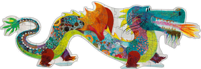 Djeco Leon The Dragon 58pc Giant Puzzle