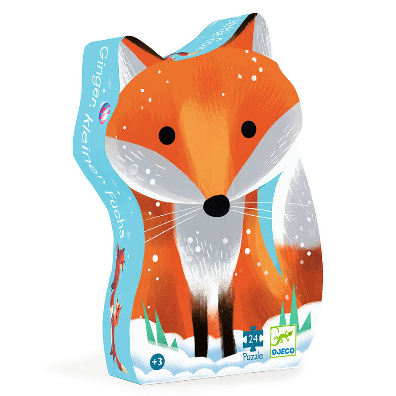Djeco - Little Fox 24pc Silhouette Puzzle