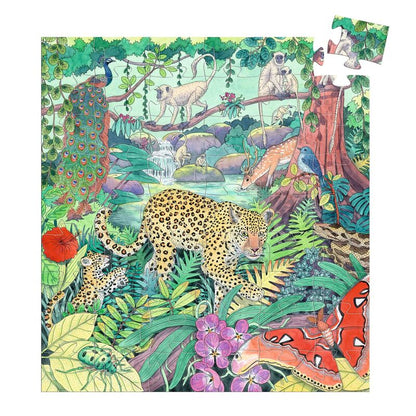Djeco 54pc - Indian Jungle Silhouette Jigsaw Puzzle