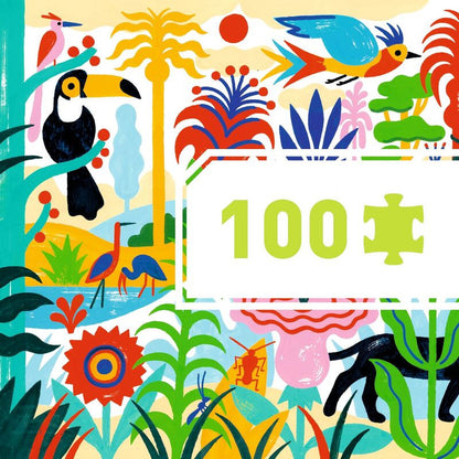Djeco - Jungle Gallery Puzzle 100pc