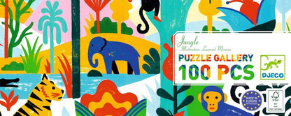 Djeco - Jungle Gallery Puzzle 100pc
