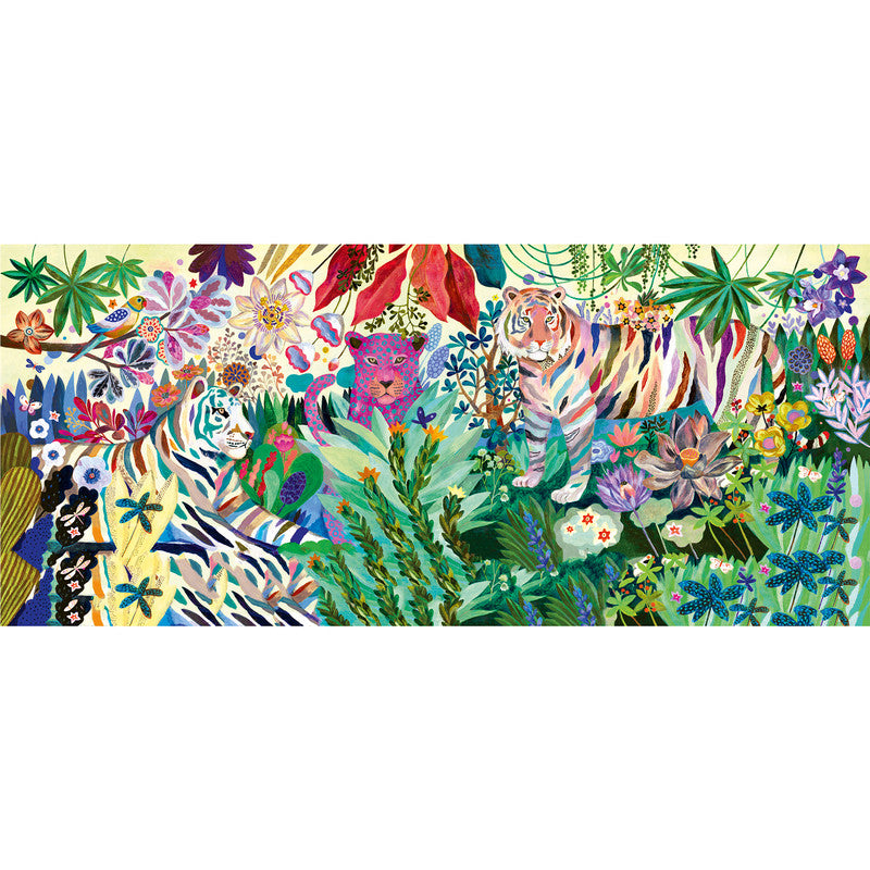 Djeco Rainbow Tigers 1000pc Gallery Puzzle