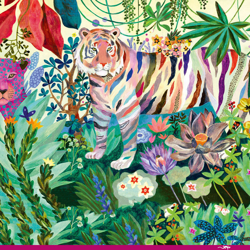 Djeco Rainbow Tigers 1000pc Gallery Puzzle