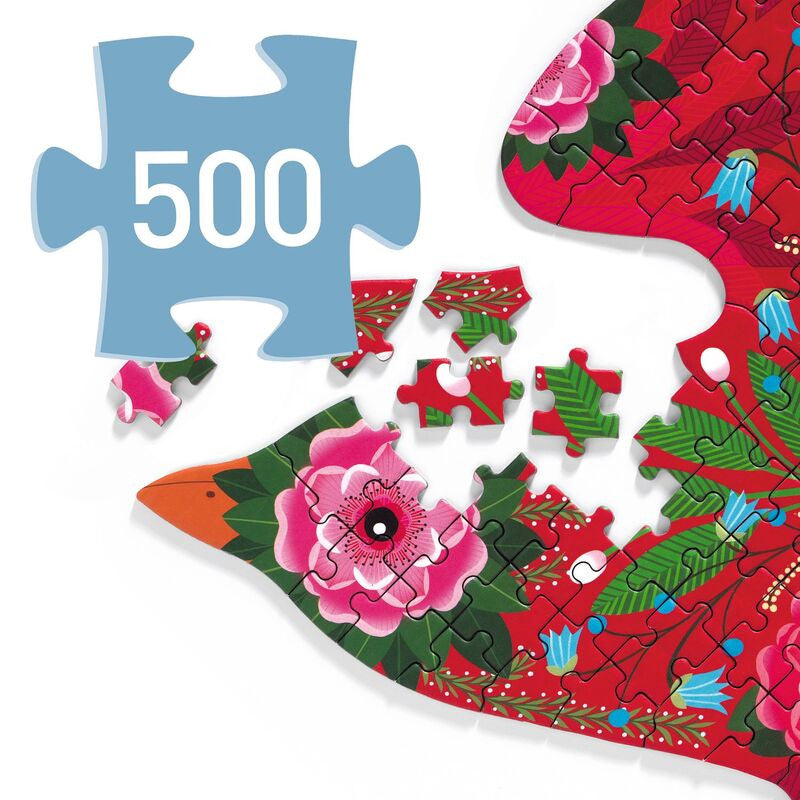 Djeco - Bird Art Puzzle 500pc
