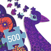 Djeco - Peacock Art Puzzle 500pc