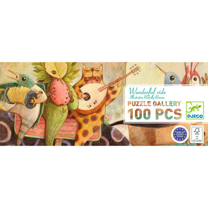 Djeco Gallery Puzzle 100pc - Wonderful Ride