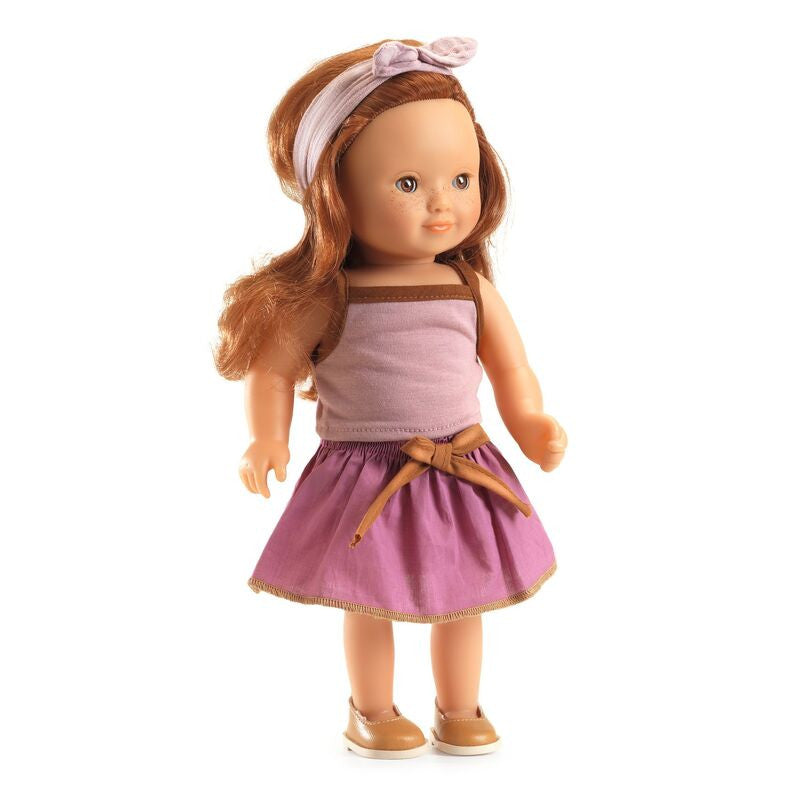 Djeco - Pomea Lovely Collection - Sophie Red Hair Doll 32cm