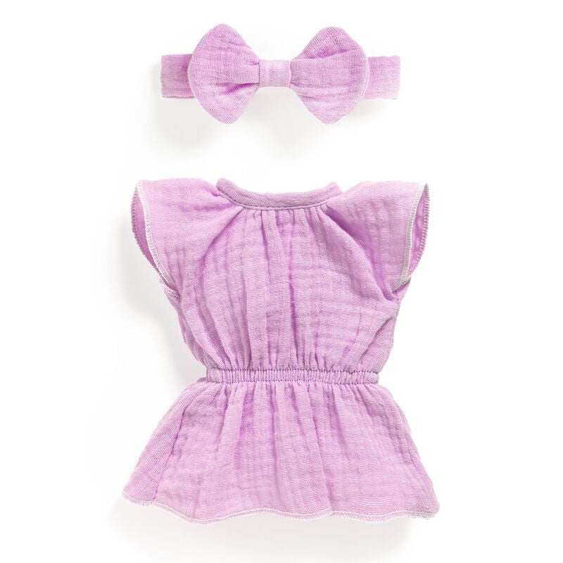 Djeco - Pomea Lovely Collection - Violette Dress & Ribbon Outfit