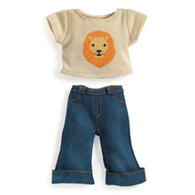 Djeco - Pomea Lovely Collection -  Invory Shirt & Jeans Outfit
