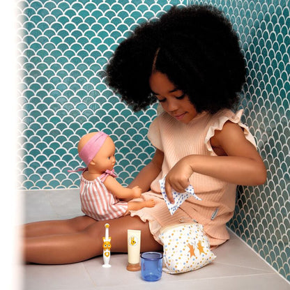 Djeco - Pomea Doll's 5 piece Doll Toothbrush Set