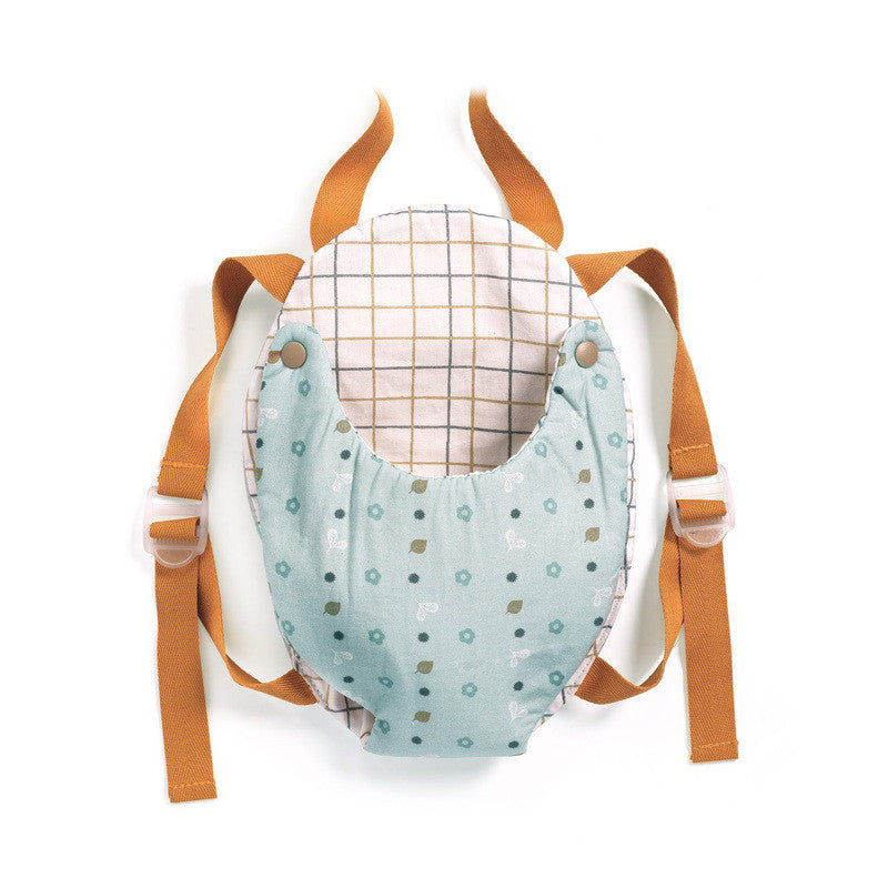 Djeco - Blue Grey Baby Doll Carrier