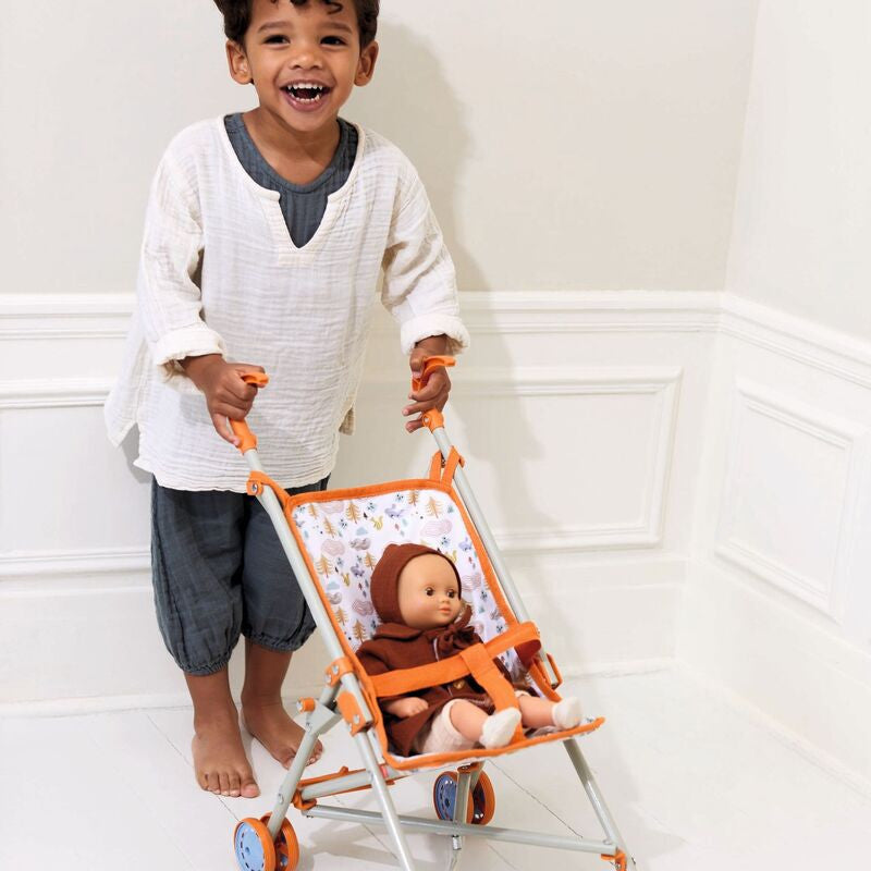 Djeco - Forest Doll Umbrella Stroller
