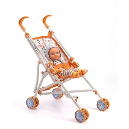 Djeco - Forest Doll Umbrella Stroller