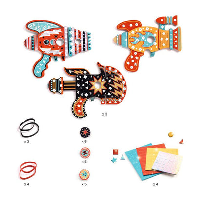 Djeco - Do It Yourself - Kosmic Launchers