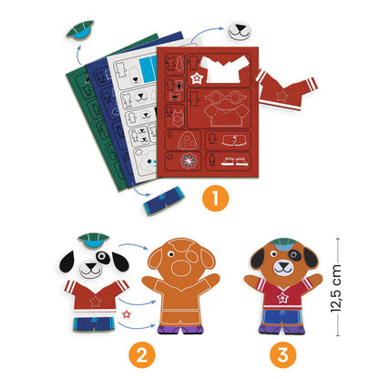 Djeco - Do It Yourself - Funky Family Magnets