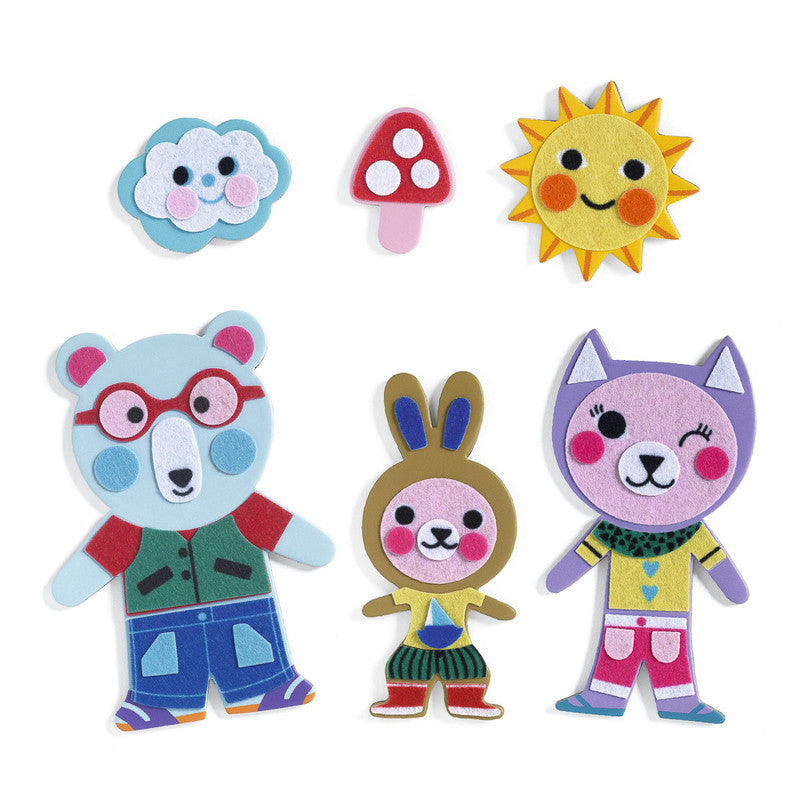Djeco - Do It Yourself - Funky Family Magnets