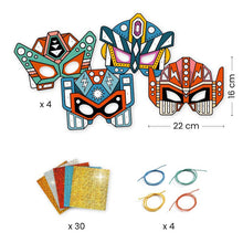 Djeco - Do It Yourself - Super Robots Metallic Foil Masks