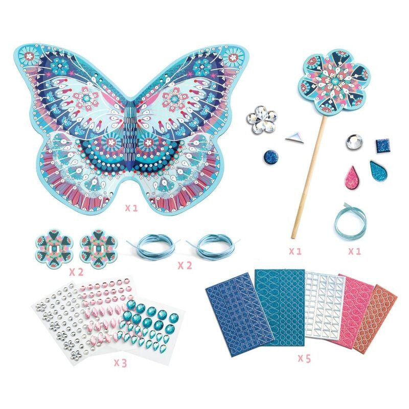 Djeco - Do It Yourself - Like a Fairy Wings & Wand Set**corner box damage**