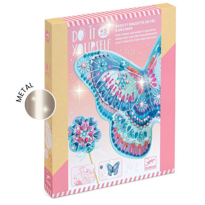 Djeco - Do It Yourself - Like a Fairy Wings & Wand Set