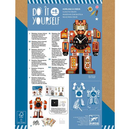 Djeco - Do It Yourself Robotime Clock