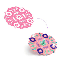 Djeco DIY Flower Power Spinning Tops Craft Kit for Kids