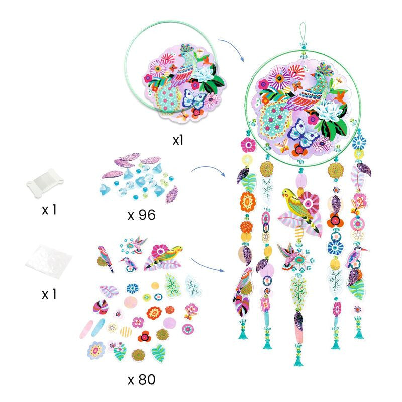 Djeco - Do It Yourself Paradise Bird Suncatcher