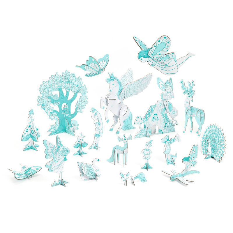 Djeco - Cut Out Fairy World