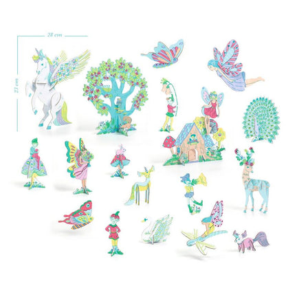Djeco - Cut Out Fairy World