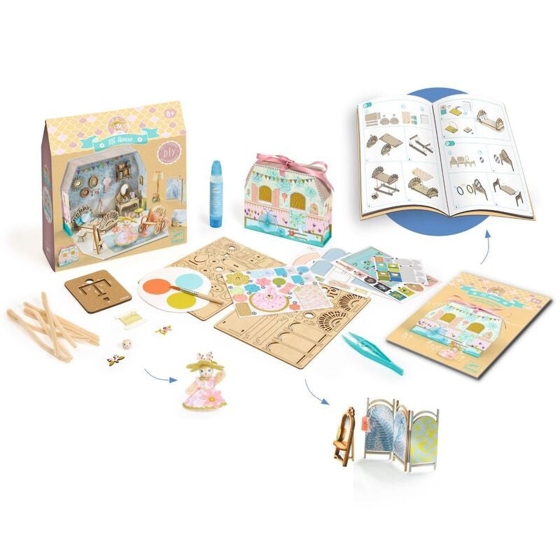 Djeco - Alba Mi House Model-making Miniature Home Kit