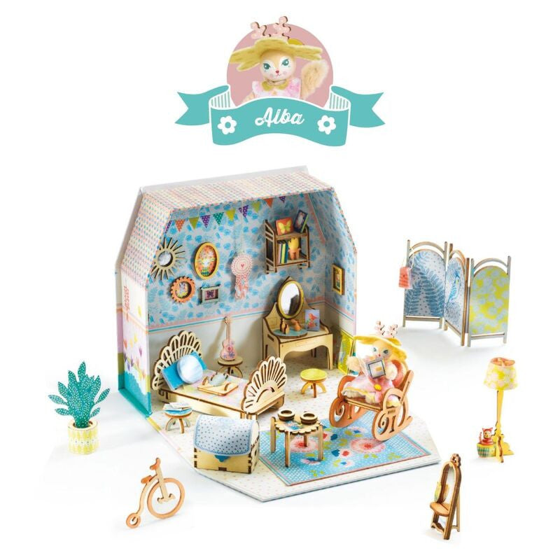 Djeco - Alba Mi House Model-making Miniature Home Kit