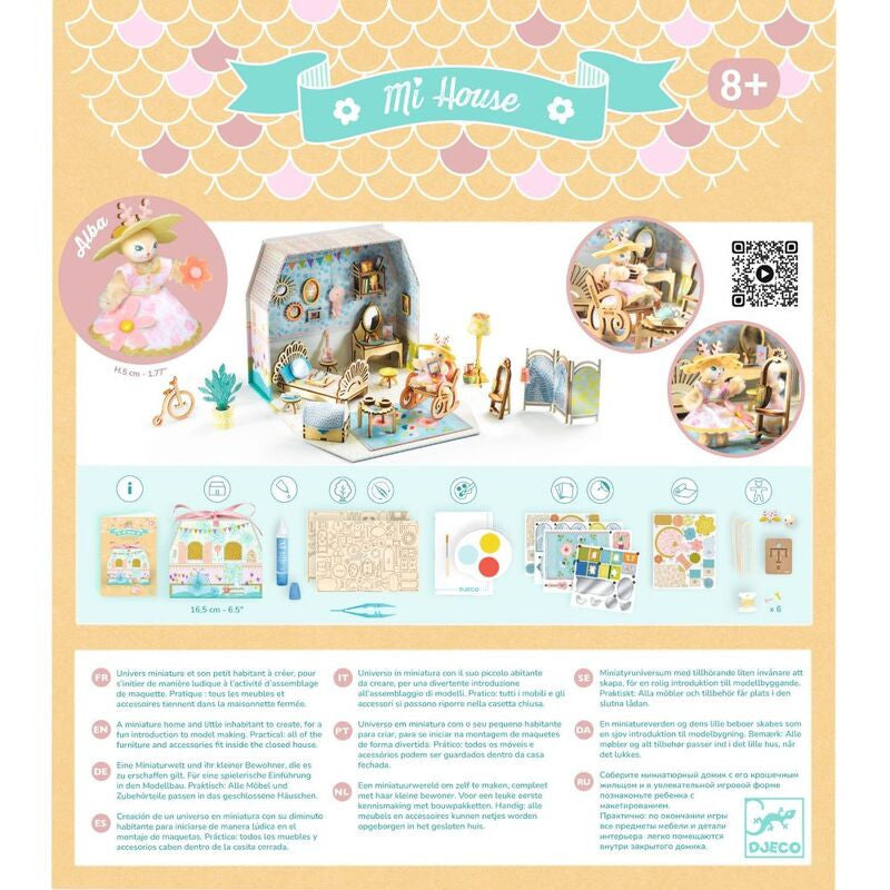Djeco - Alba Mi House Model-making Miniature Home Kit