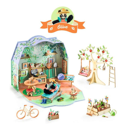 Djeco - Olive Mi House Model-making Miniature Home Kit