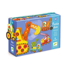 Djeco - Vehicles Duo puzzle