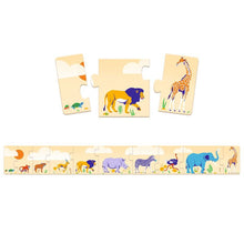 Djeco - Small & Big Animals 10pc Puzzle