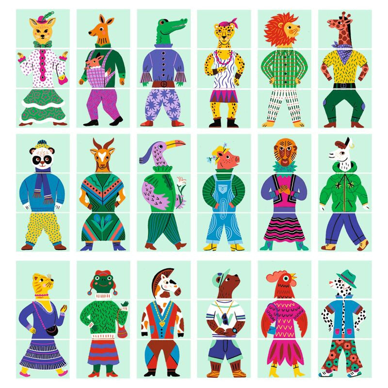 Djeco - Modanimo Mix & Match Game