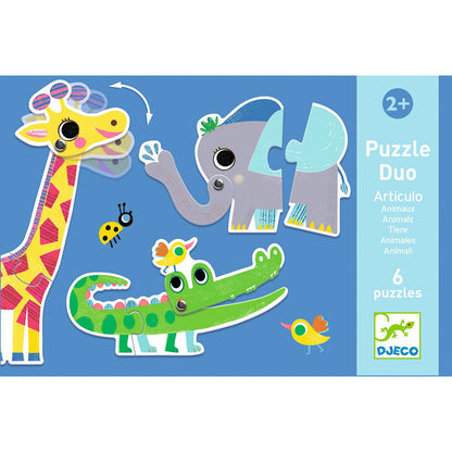 Djeco - Animals Duo puzzle
