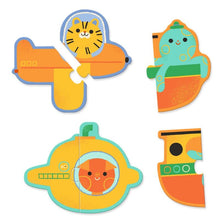 Djeco - Vehicles Duo Puzzle - 10 x 2pc