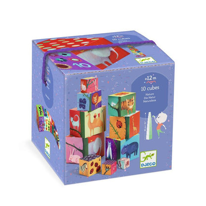 Djeco - Nature and Animal Nesting & Stacking Blocks