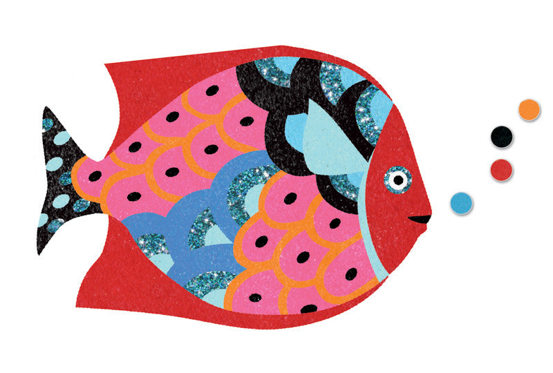 Djeco - Fish Rainbow Coloured Sand