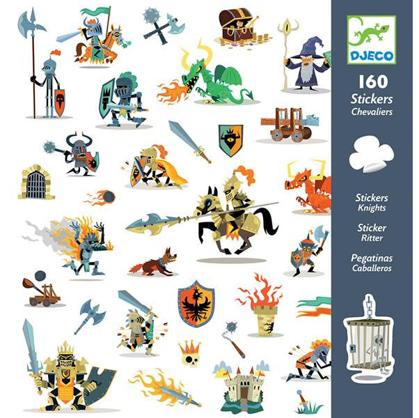 Djeco - Knights Stickers
