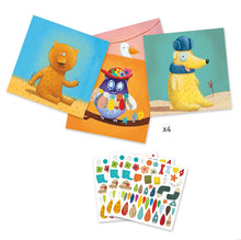 Djeco - Create Animal Stickers