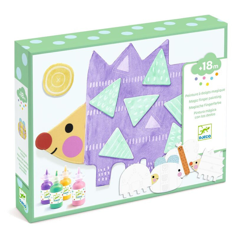 Djeco - Small Forms Magic Finger Painting Set