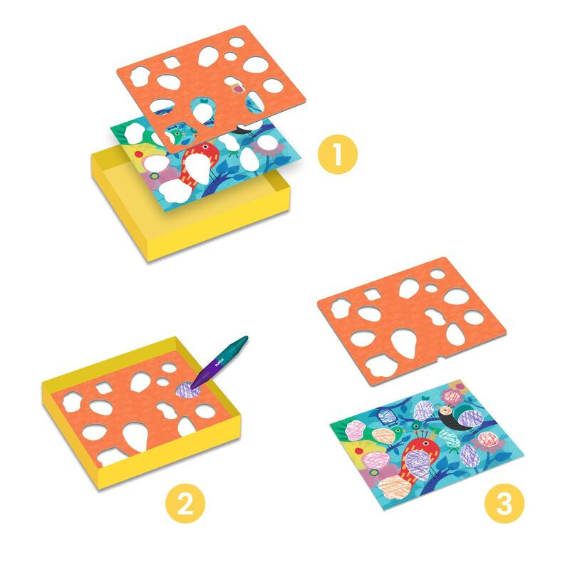 Djeco -  Birdie & Co Colouring Set