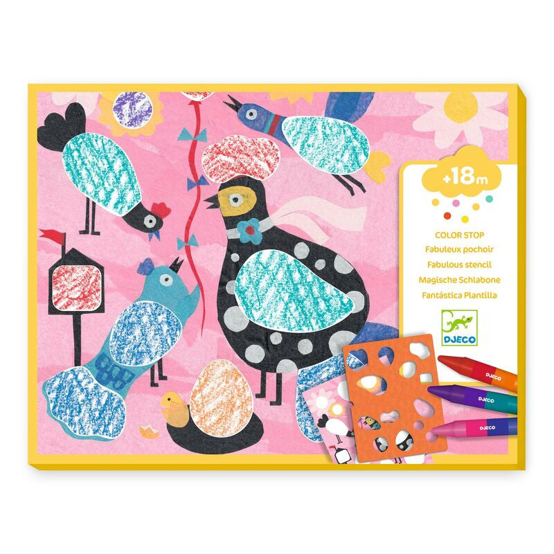 Djeco -  Birdie & Co Colouring Set