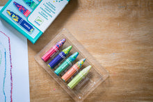 Djeco - 6 Multicoloured Crayons