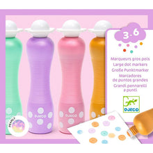 Djeco - Pearl-effect Foam Markers 4pk